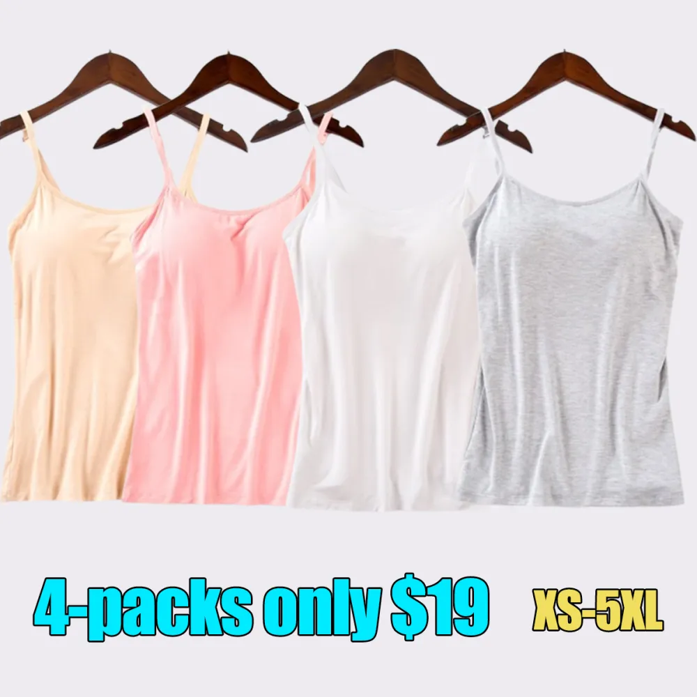 🔥Tank With Built-In Bra