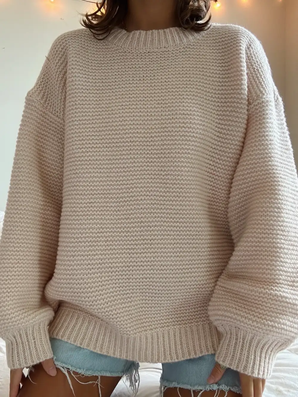 OVERSIZED CHUNKY SWEATER