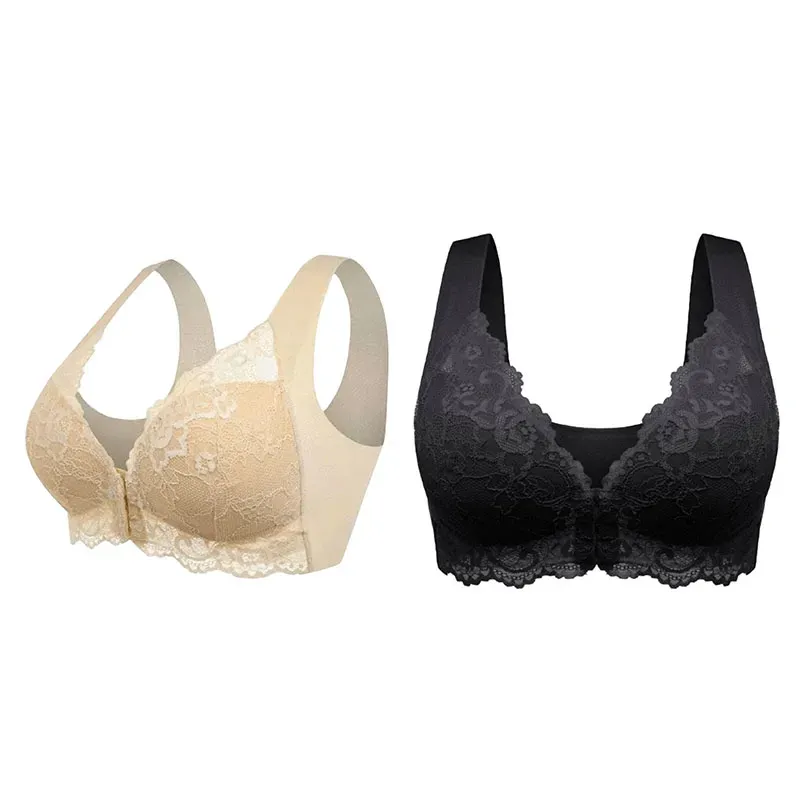 🔥Buy 2 Get 1 Free🔥BRA FOR OLDER WOMEN FRONT CLOSURE 5D SHAPING PUSH UP SEAMLESS NO TRACE BEAUTY BACK SPORTS COMFY BRA