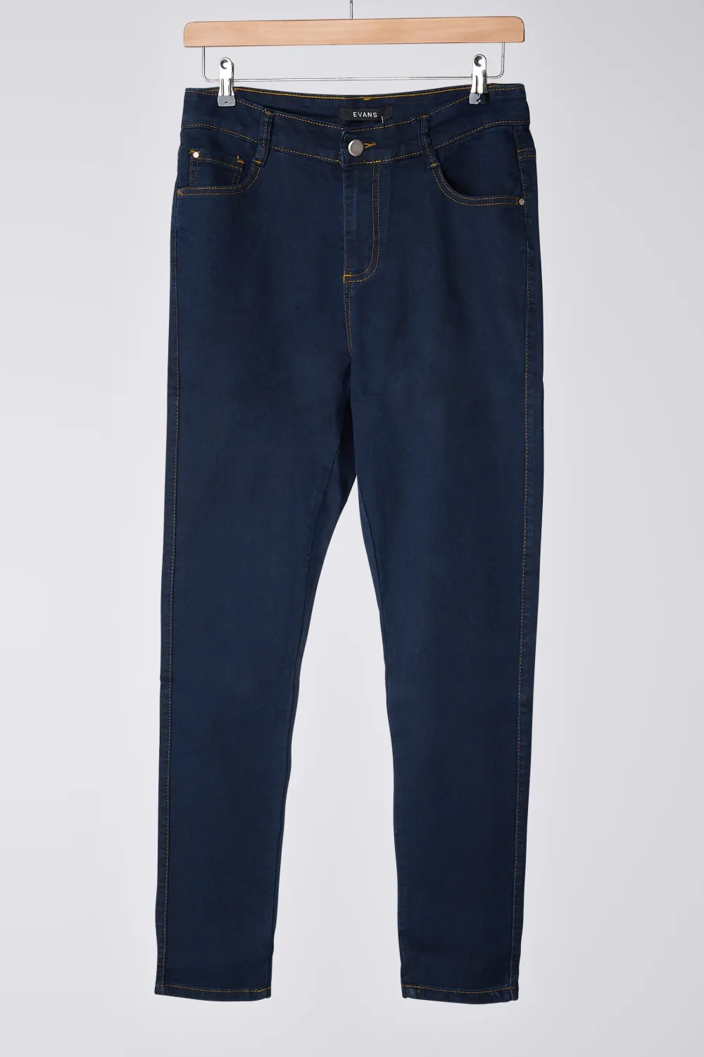 EVANS Curve Indigo Skinny Jeans