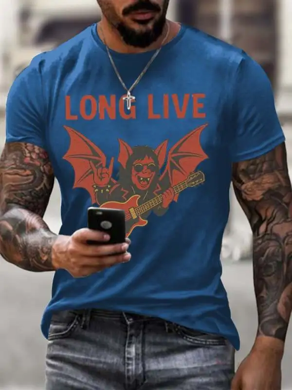 Men's Long Live OZ Printed Shirt