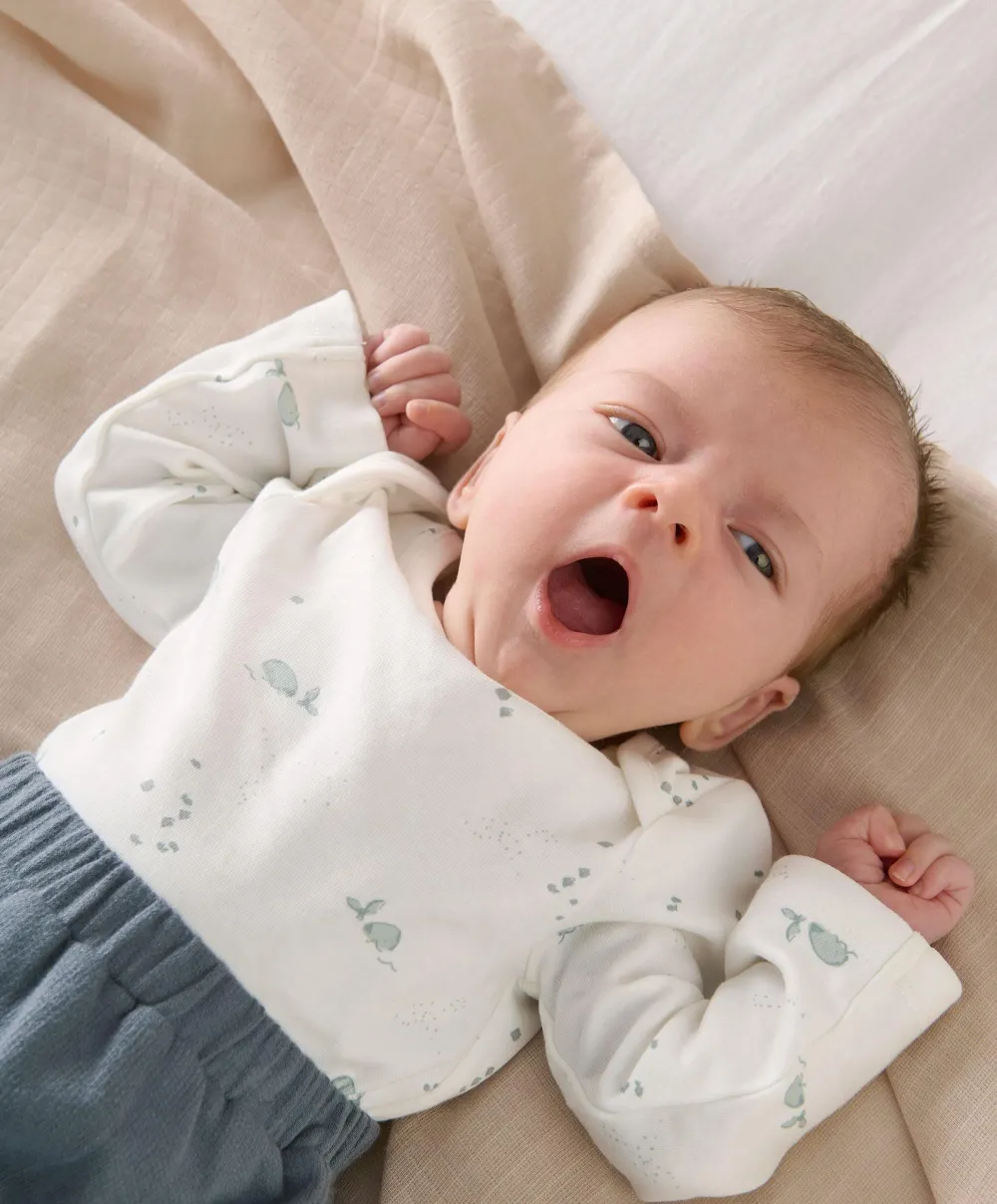 Jacket, Leggings & Bodysuit Outfit Set - Blue