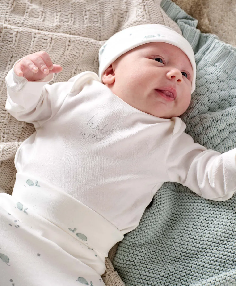 My First Outfit Set (3 Piece) - Whale