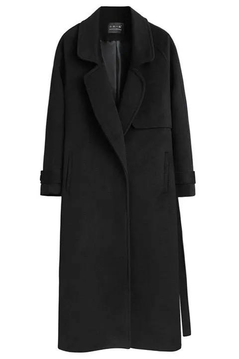 Hepburn Double Face Faux Woolen Coat