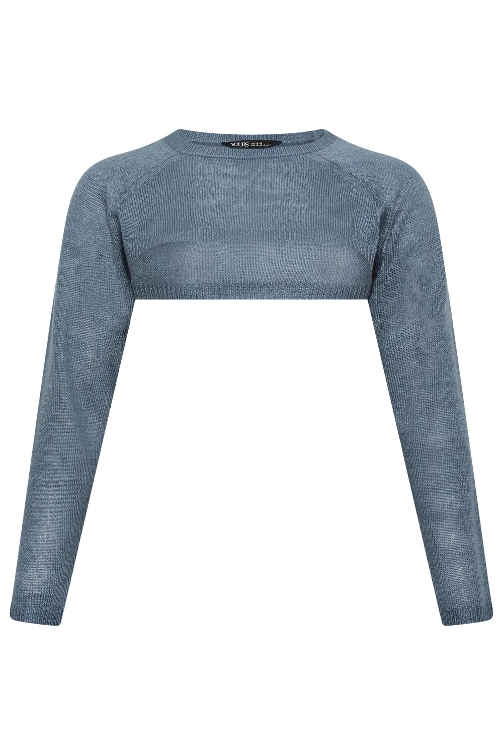 YOURS Curve Black Knitted Arm Warmer