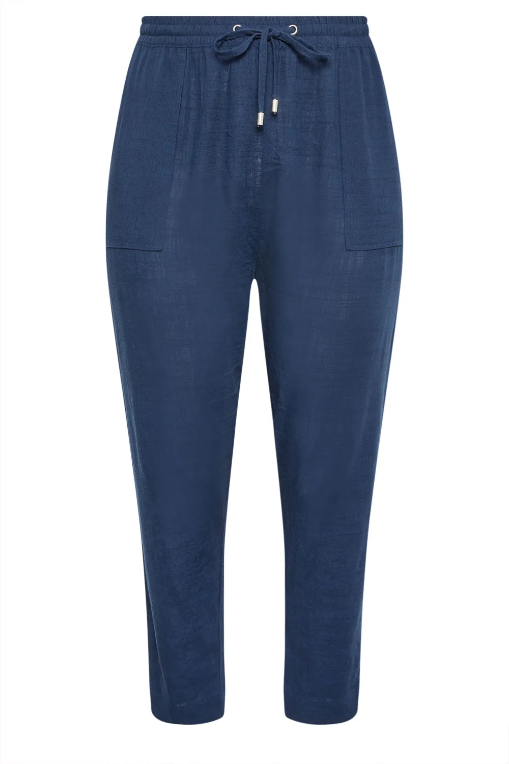 YOURS Curve White Linen Joggers