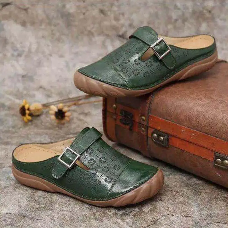 Women's hollow carved casual sandals