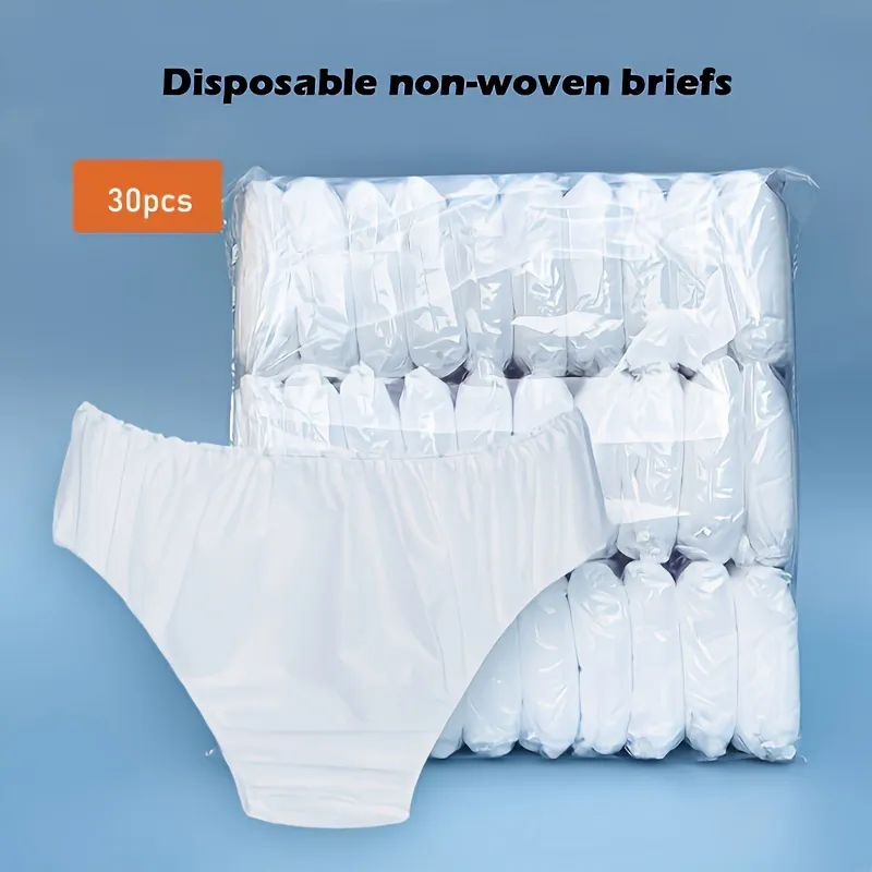 30 Pairs Of One-Time Minimalist Universal Underwear