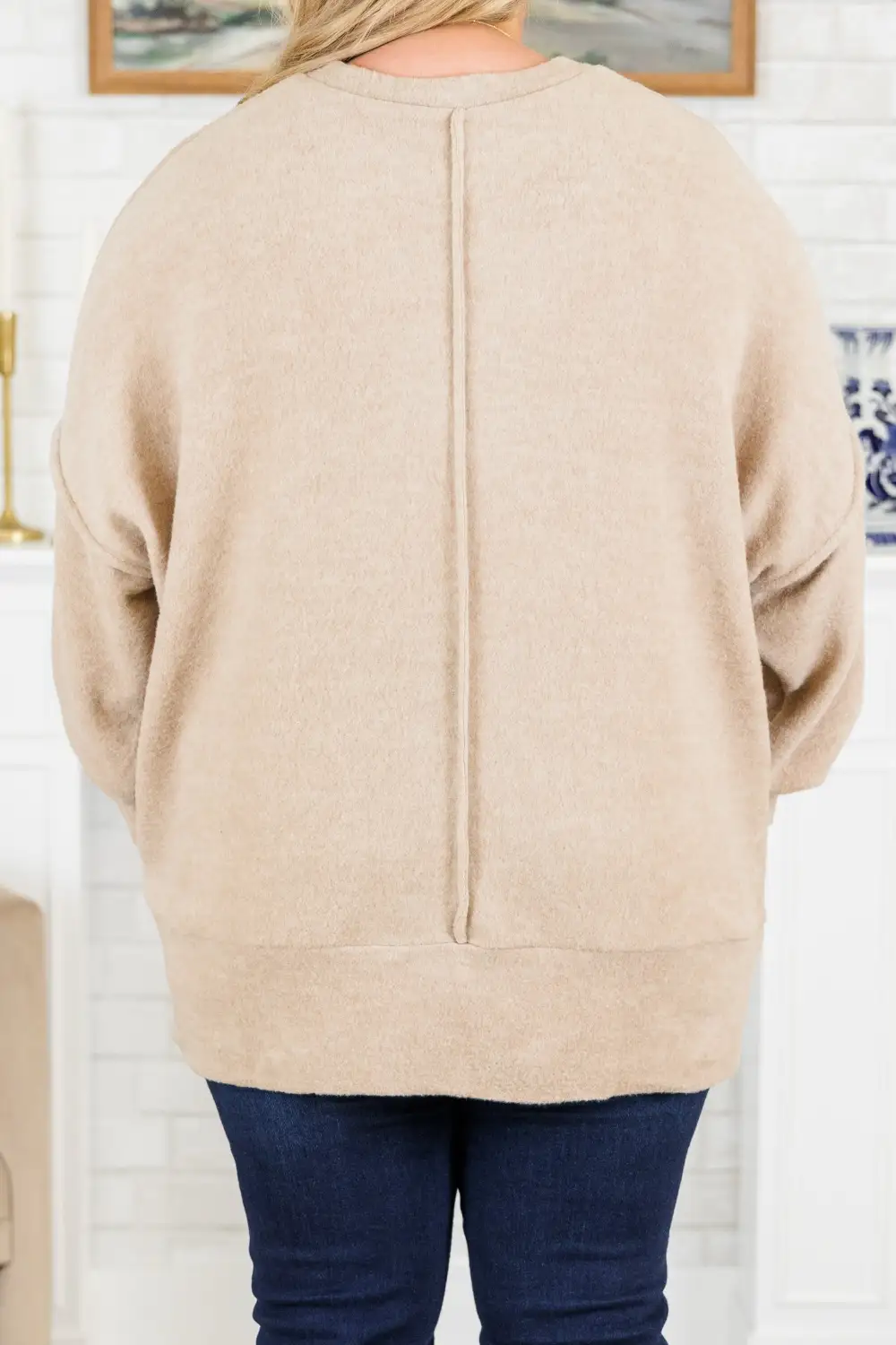 Just Take A Break Sweater, Ash Mocha