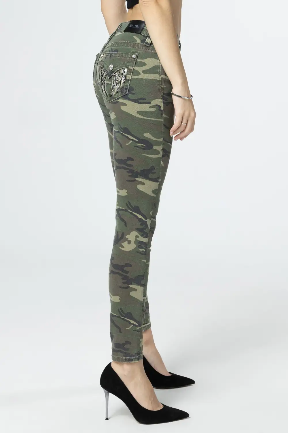 Camo Wings Skinny Jeans