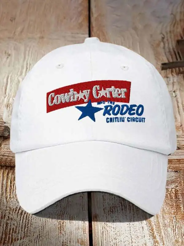 Retro Country Western Music & The Rodeo Chitlin' Circuit Print Baseball Cap