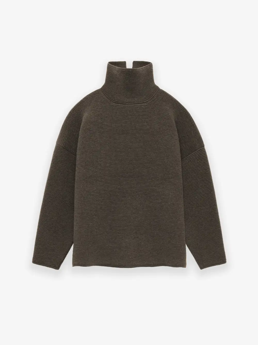 Heavy Ottoman Wool High Neck Sweater