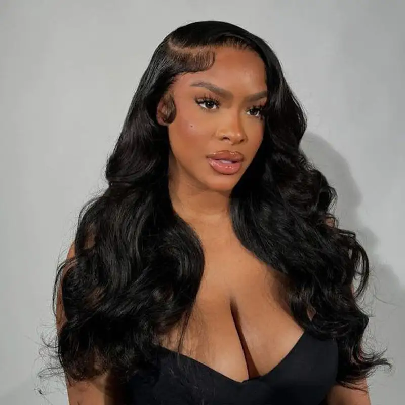 Real HD| Body Wave Glueless Lace Closure Wig 250% Raw Virgin Human Hair Wig