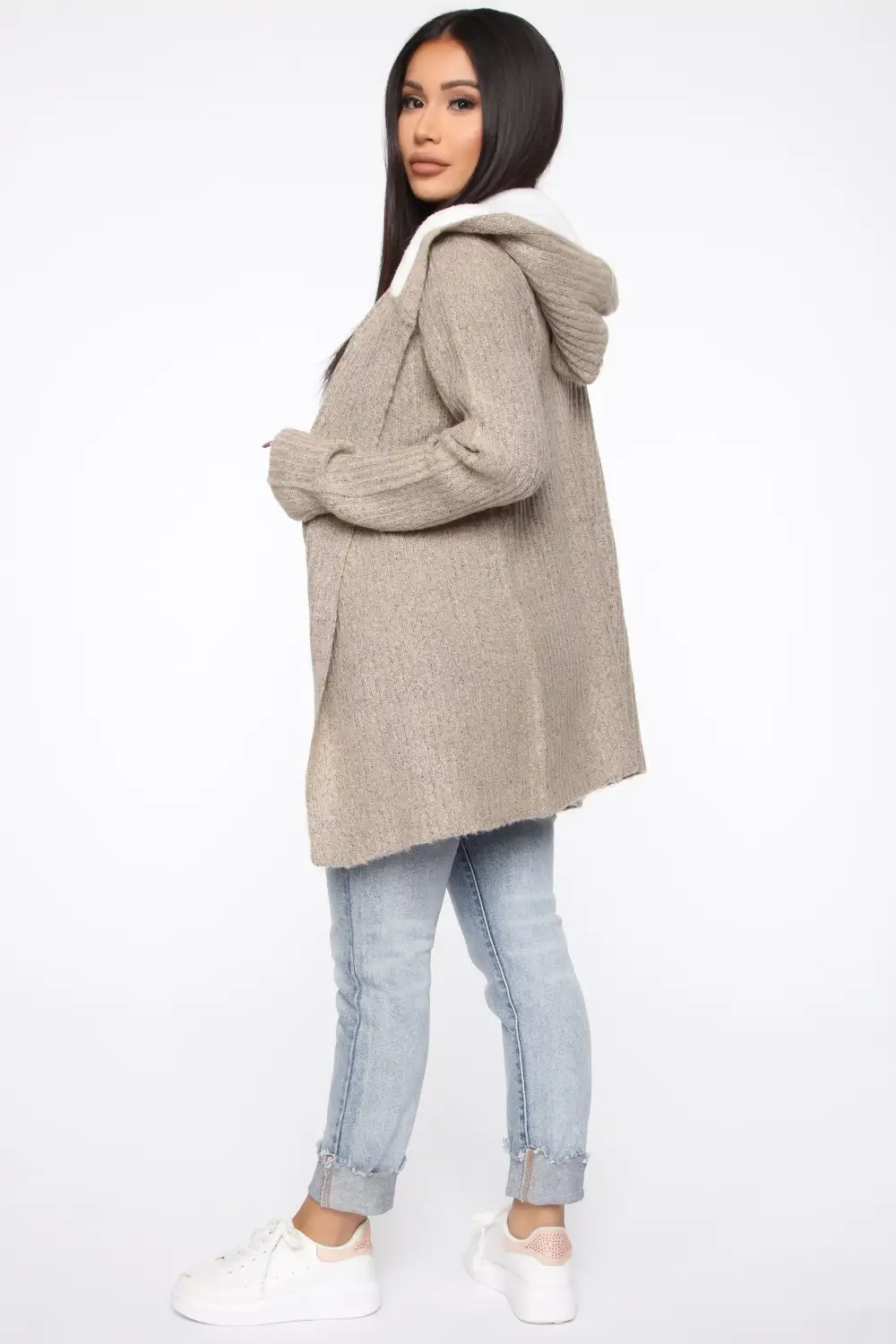 Far Gone Hooded Cardigan - Oatmeal