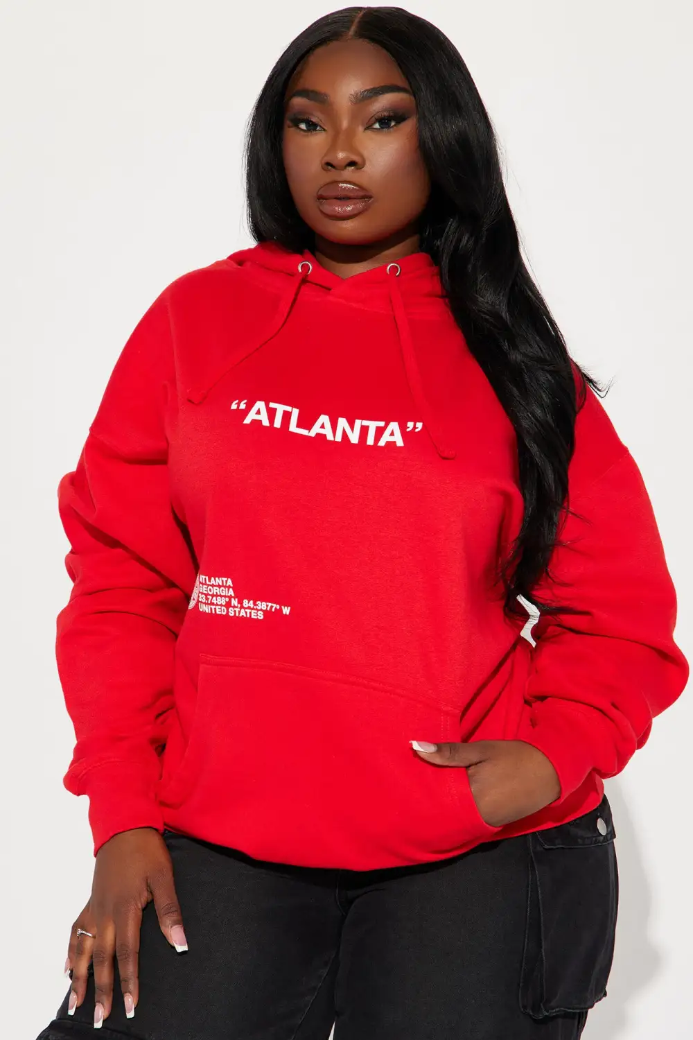 Destination Atlanta Hoodie - Red