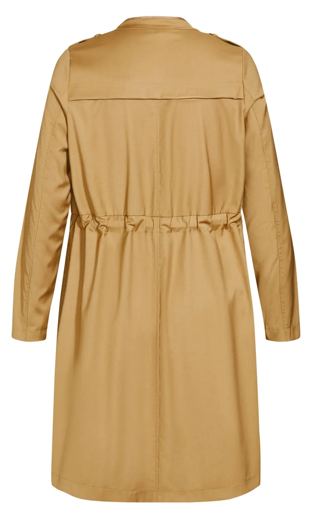 Evans  Brown Longline Jacket