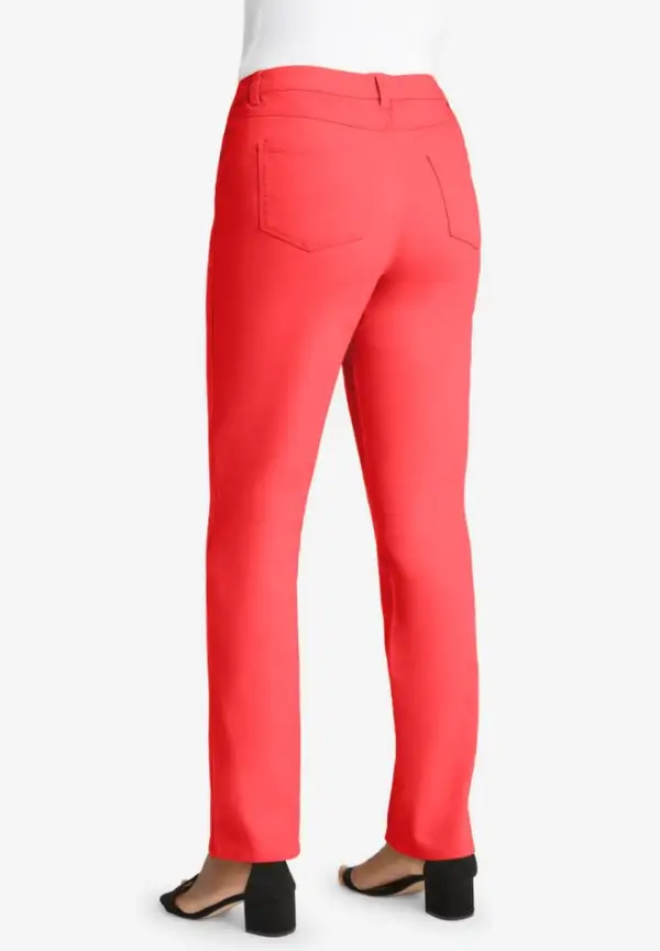 True Fit Stretch Denim Straight Leg Jean