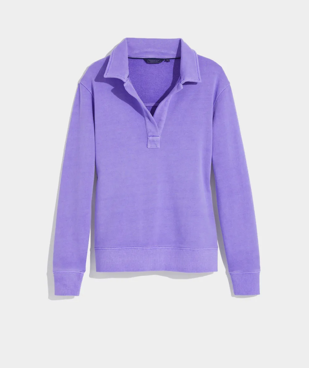 Polo Popover Sweatshirt