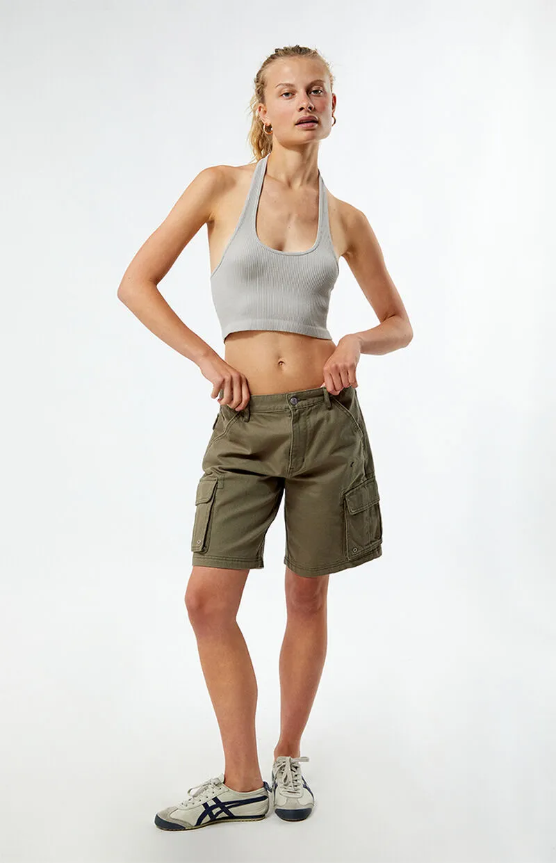 Contour Seamless Scoop Halter Top