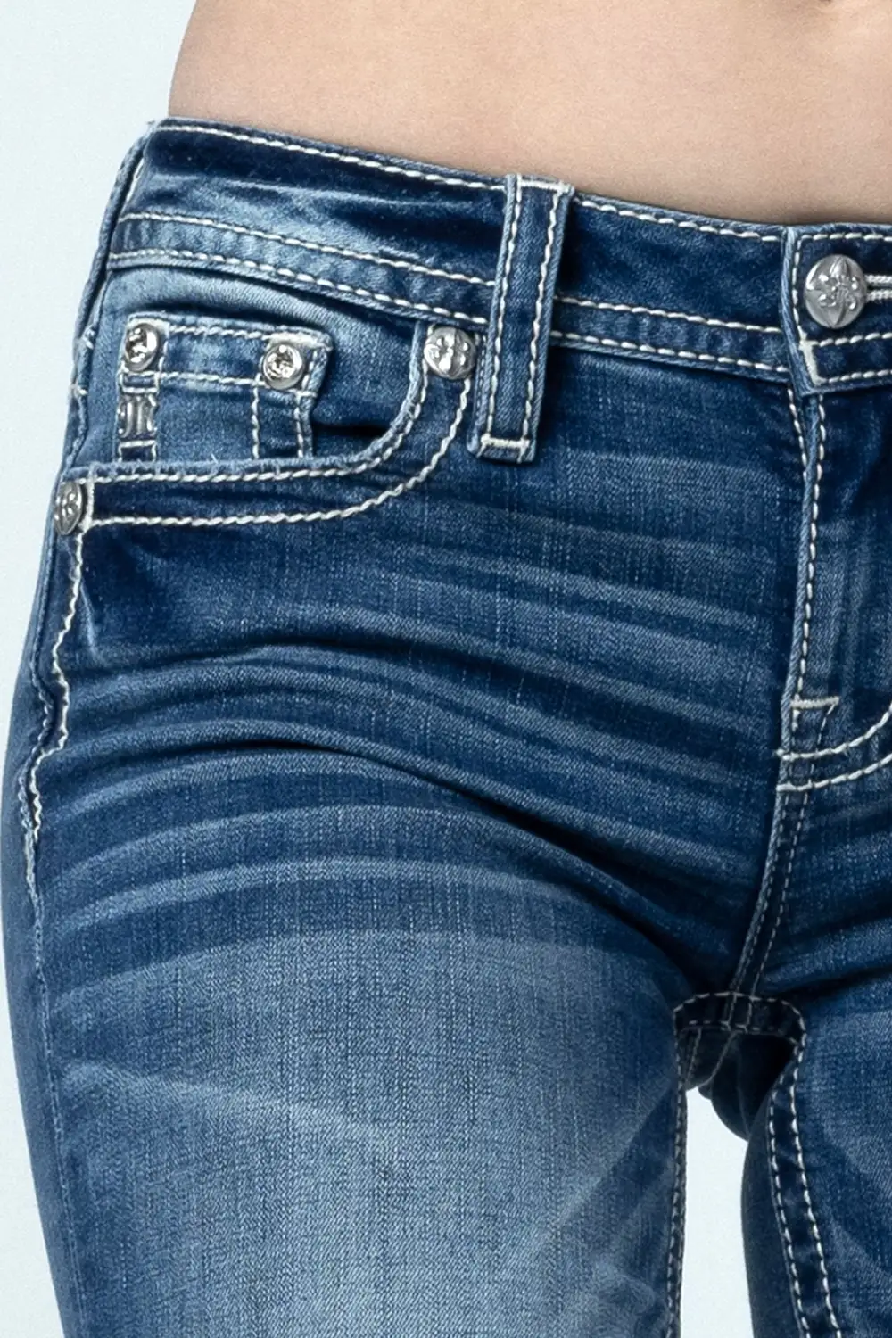 Paisley Peekaboo Bootcut Jeans