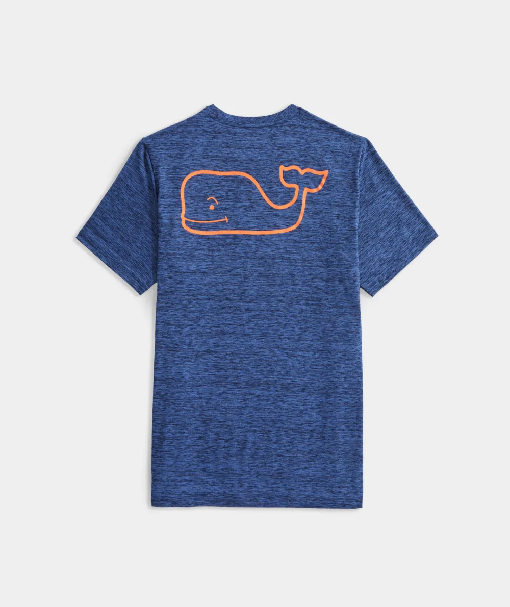 Whale Logo Short-Sleeve Harbor Performance Tee