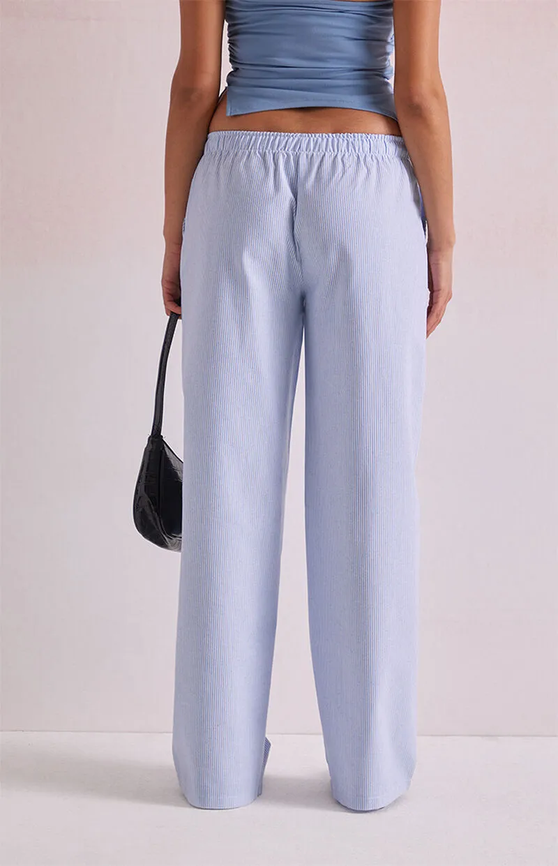 Beverly and Beck Linen Pull-On Pants