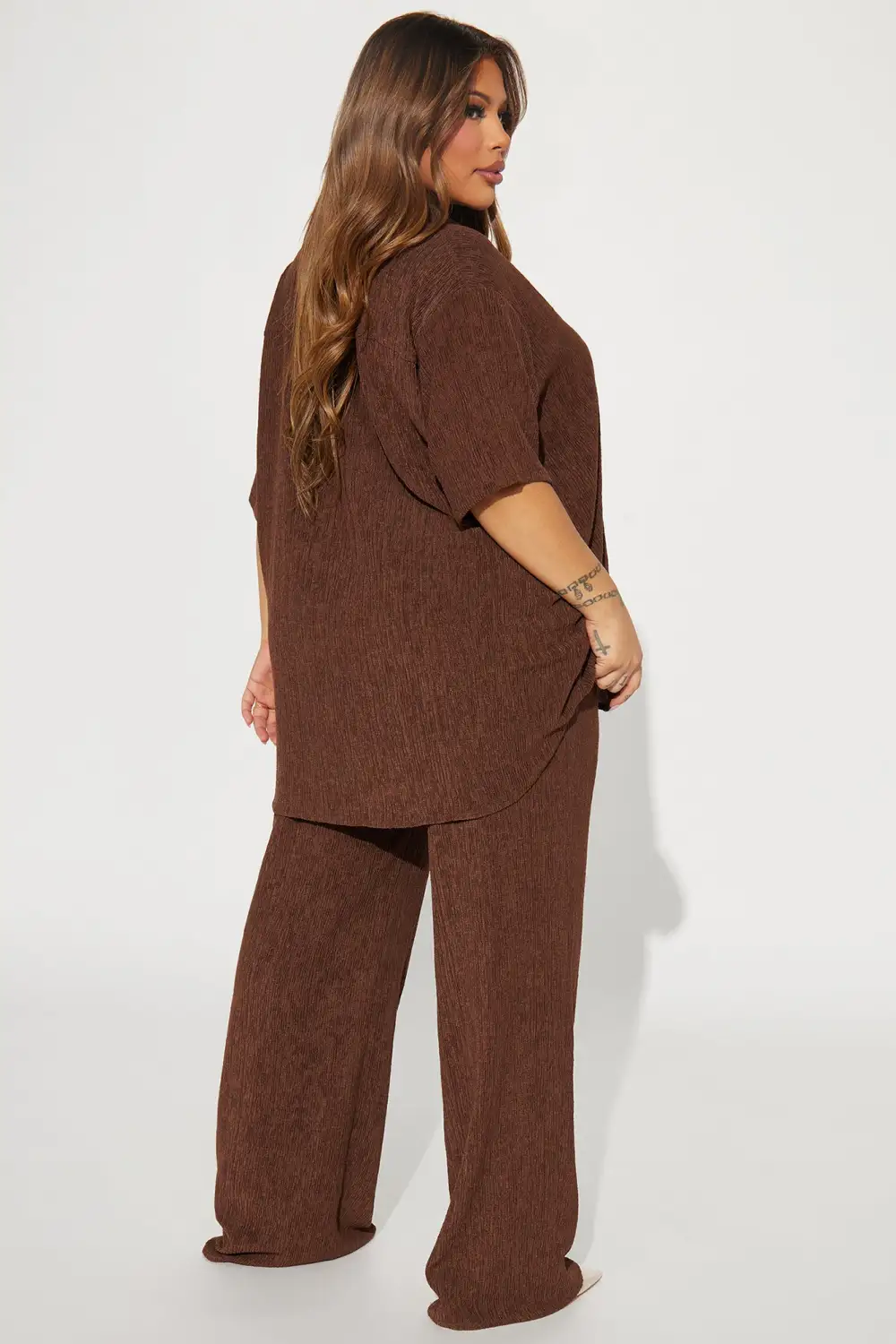 Vacay Vibes Pant Set - Brown