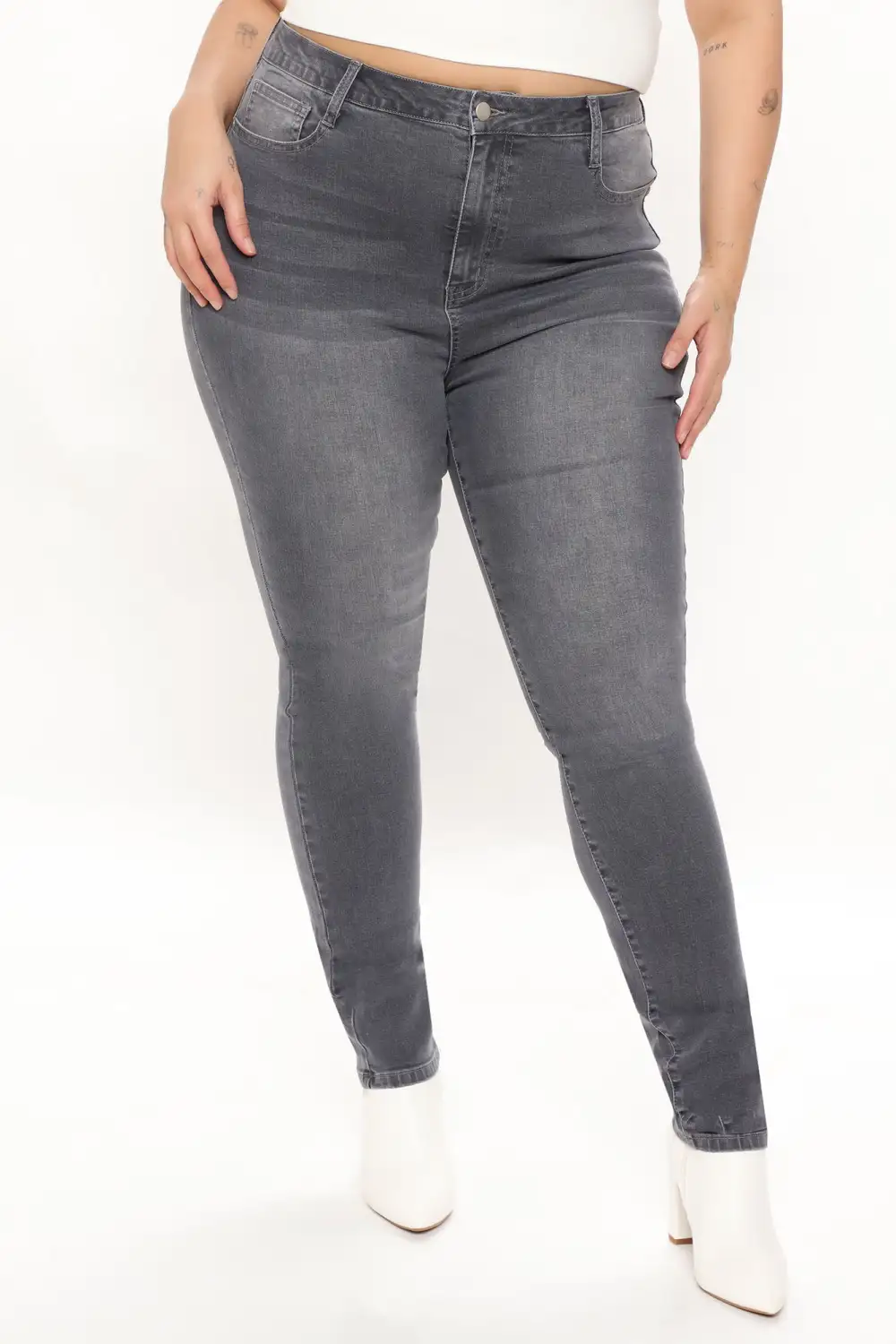 Tall Jessica Skinny Jeans - Grey