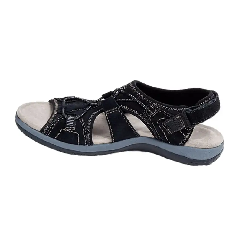 Ladies Sandals New Fashion Pure Color Casual  Sandals