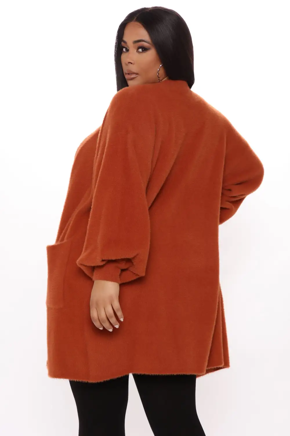 The Lucky One Cardigan - Rust