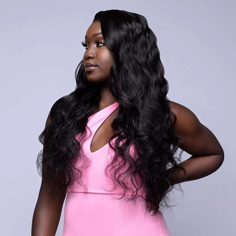 13x6 HD Lace Full Frontal Wig Undetactable HD Lace Loose Body Wave Human Hair Wig