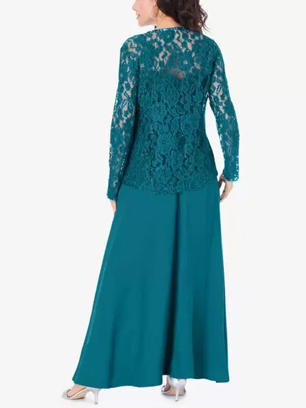 beaded lace jacket women's dress sets