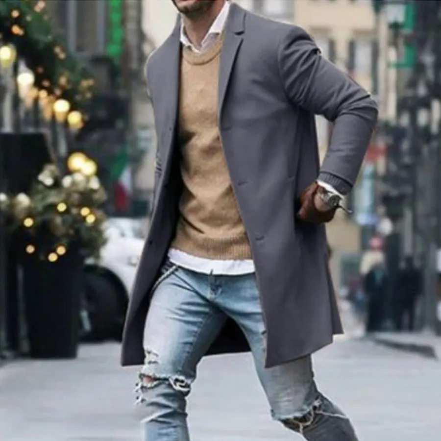Mens Trench Coat Mens Woolen Coat Mens Woolen Coat