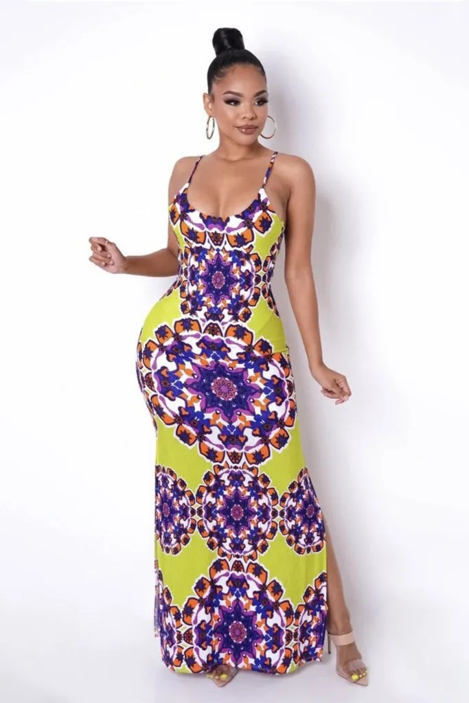 Kaleidoscope Days Dress - Yellow