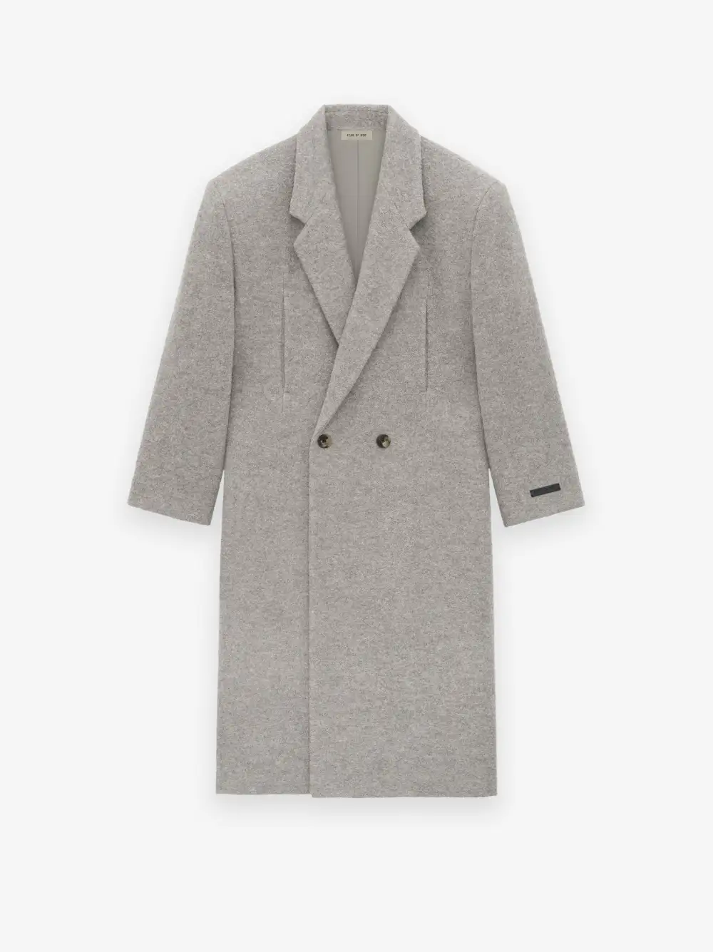 Boiled Wool Relaxed Overcoat