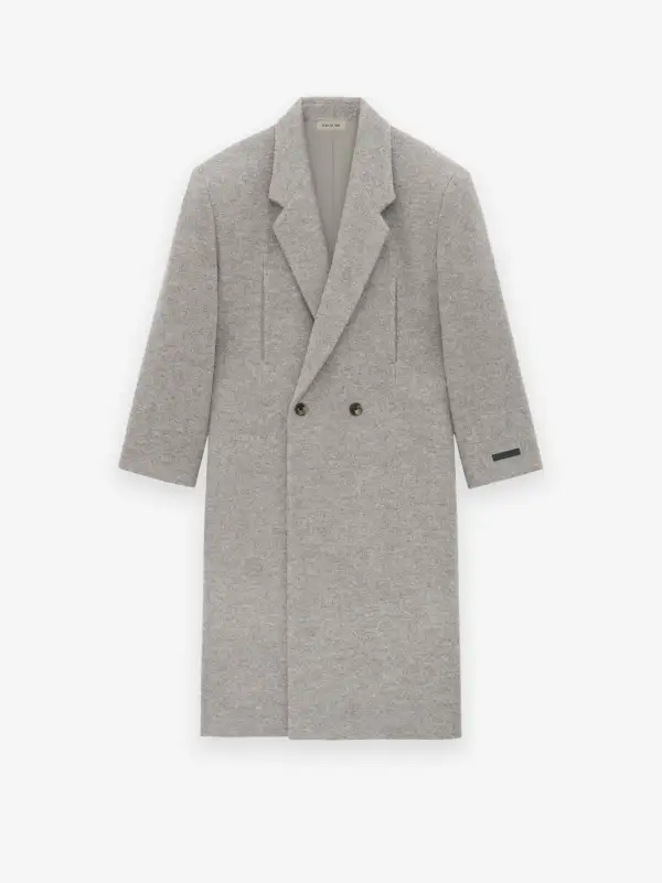 Boiled Wool Relaxed Overcoat