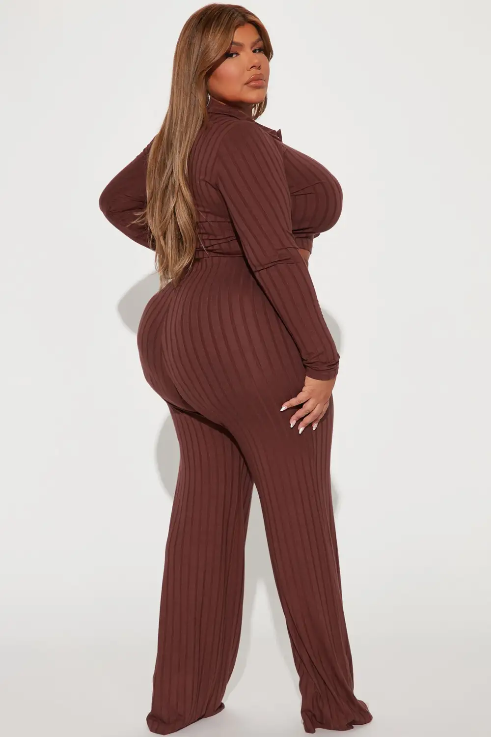 Call Again Pant Set - Brown