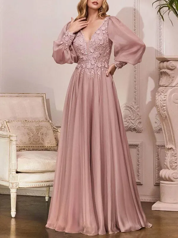 Satin embroidered elegant ladies wedding dress