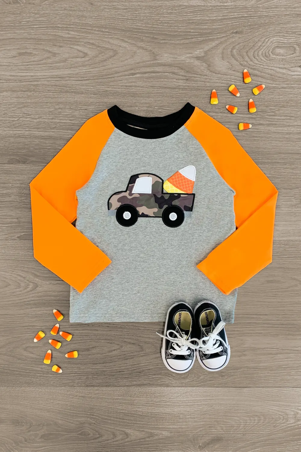 Camo Candy Corn Truck T-Shirt