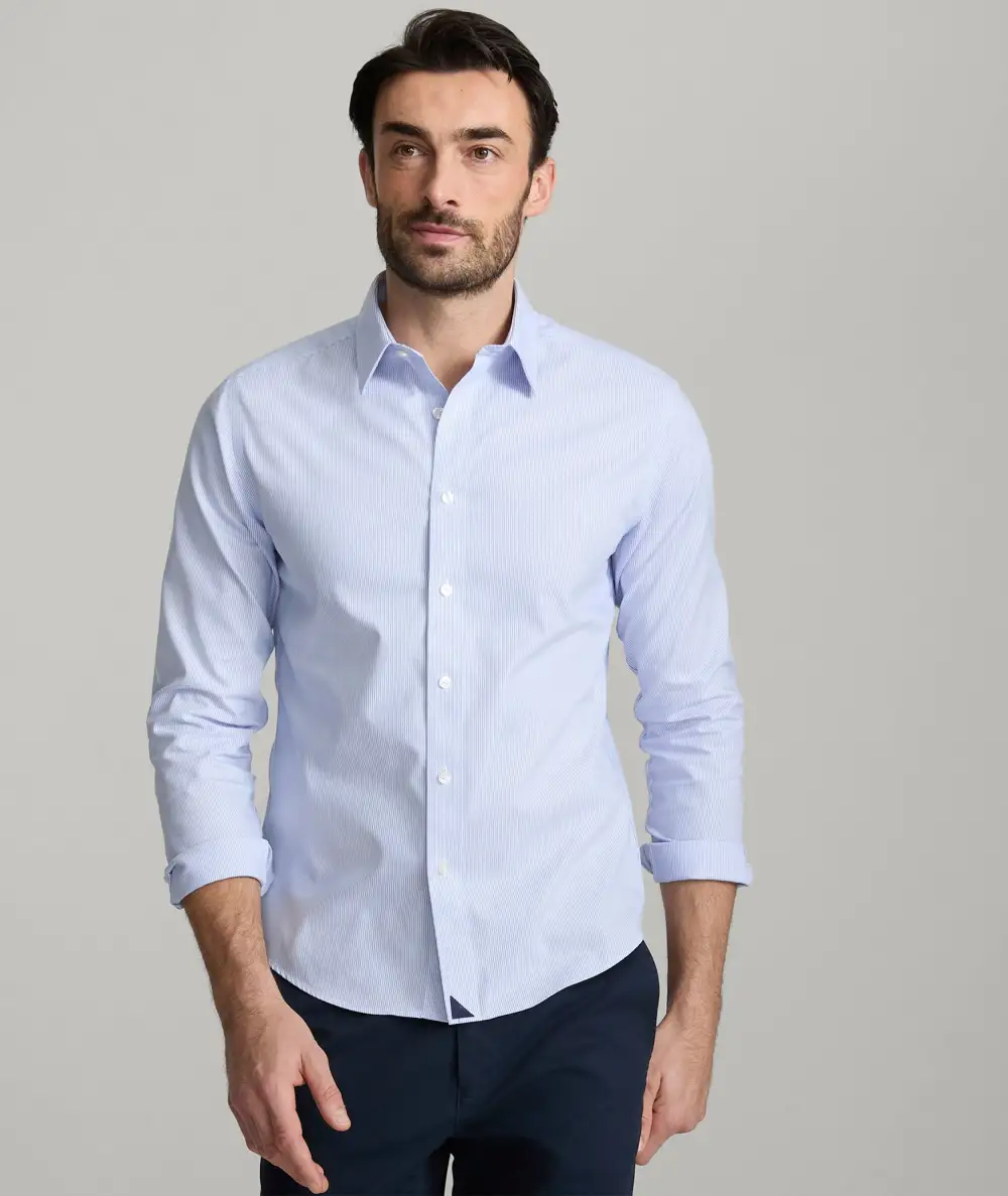 Wrinkle-Free Bordeaux Shirt