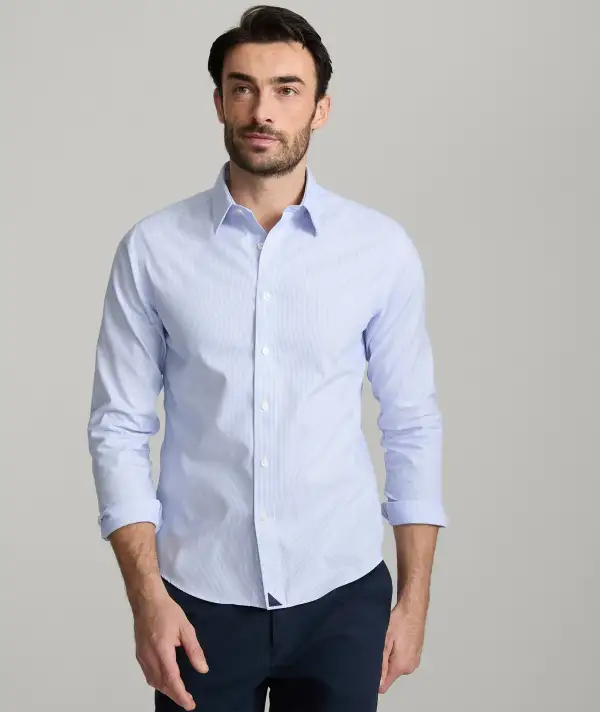 Wrinkle-Free Bordeaux Shirt