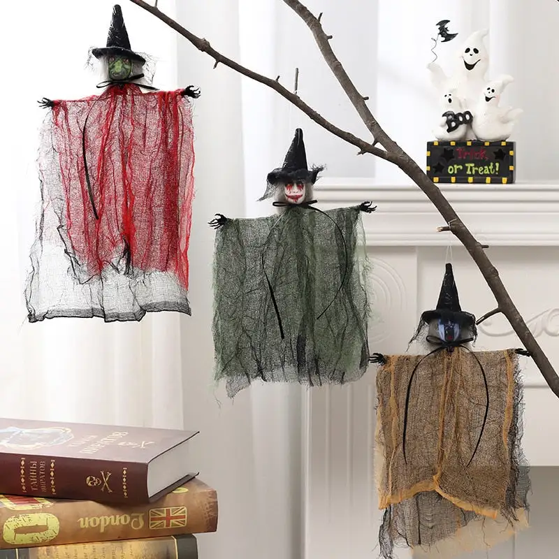 Halloween Fright Devil Doll Pendant Scarecrow Ghost Hanging Ornaments Ghost Festival Happy 2023 Halloween Party Decor For Home