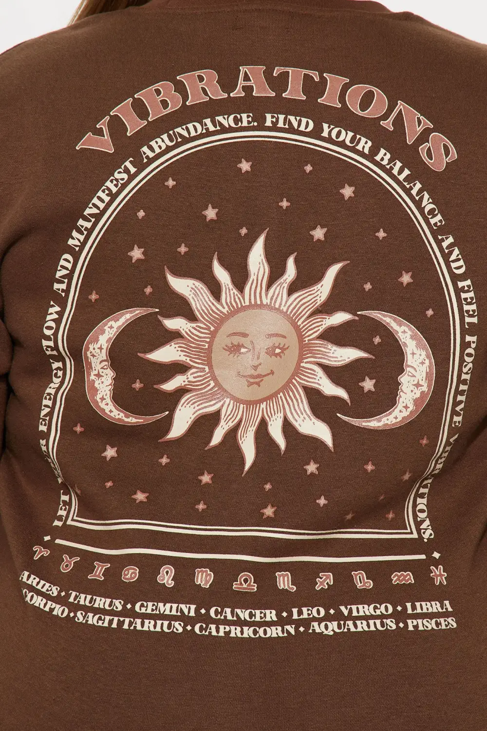 Feel Your Energy Sweatshirt - Brown