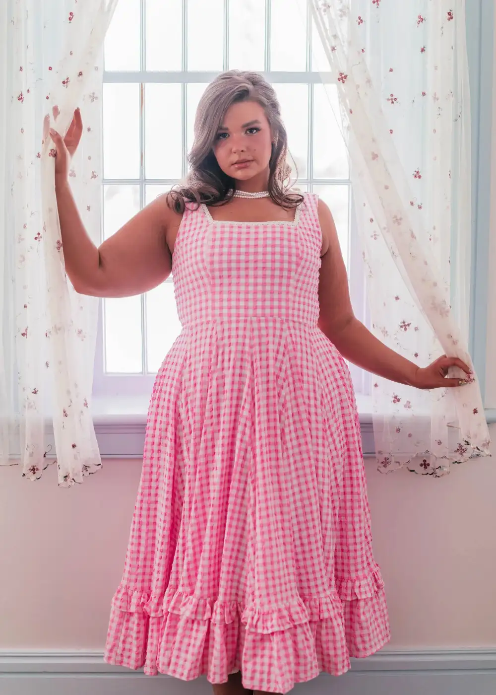 Daze Dress Pink Gingham