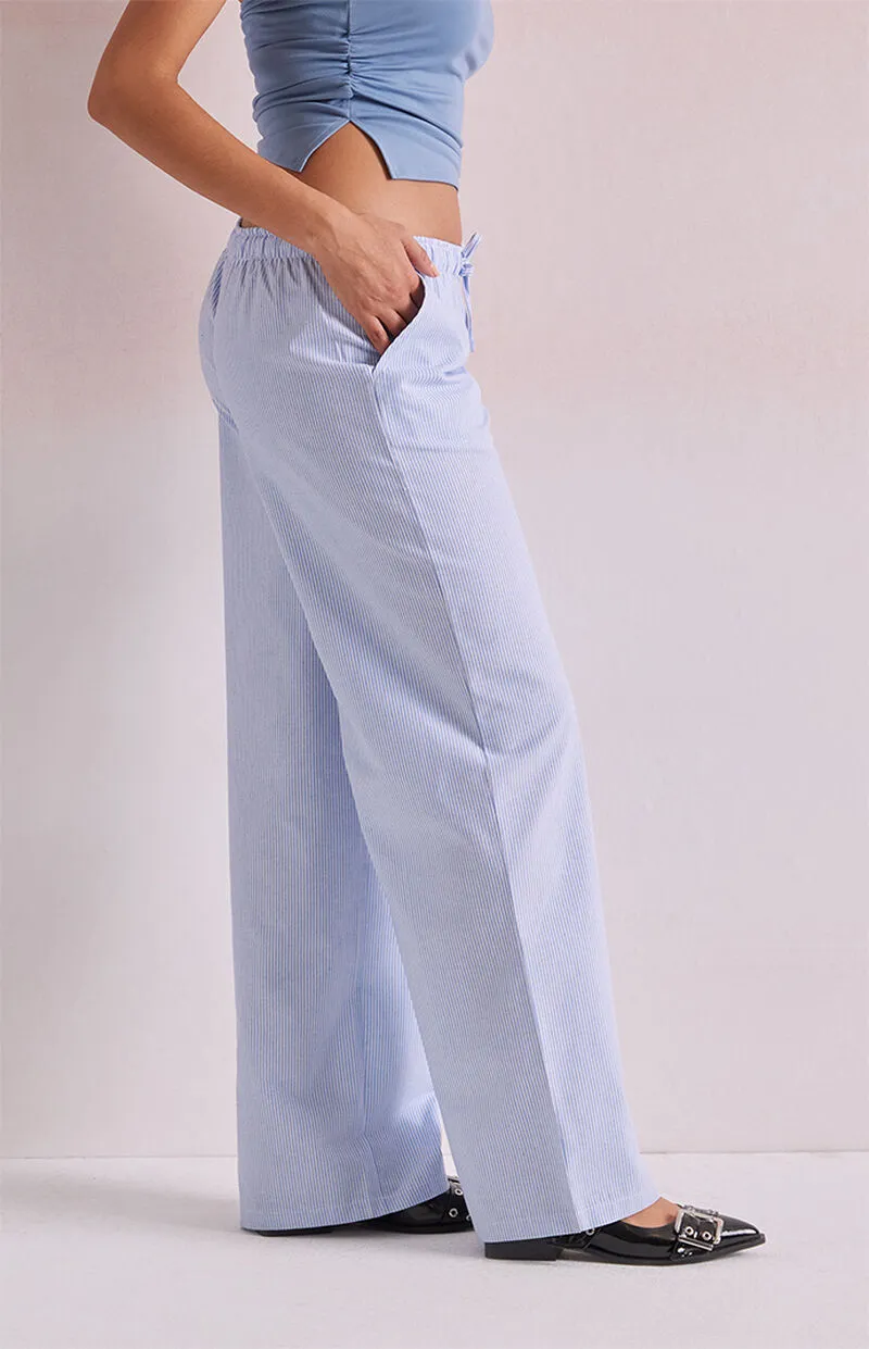 Beverly and Beck Linen Pull-On Pants