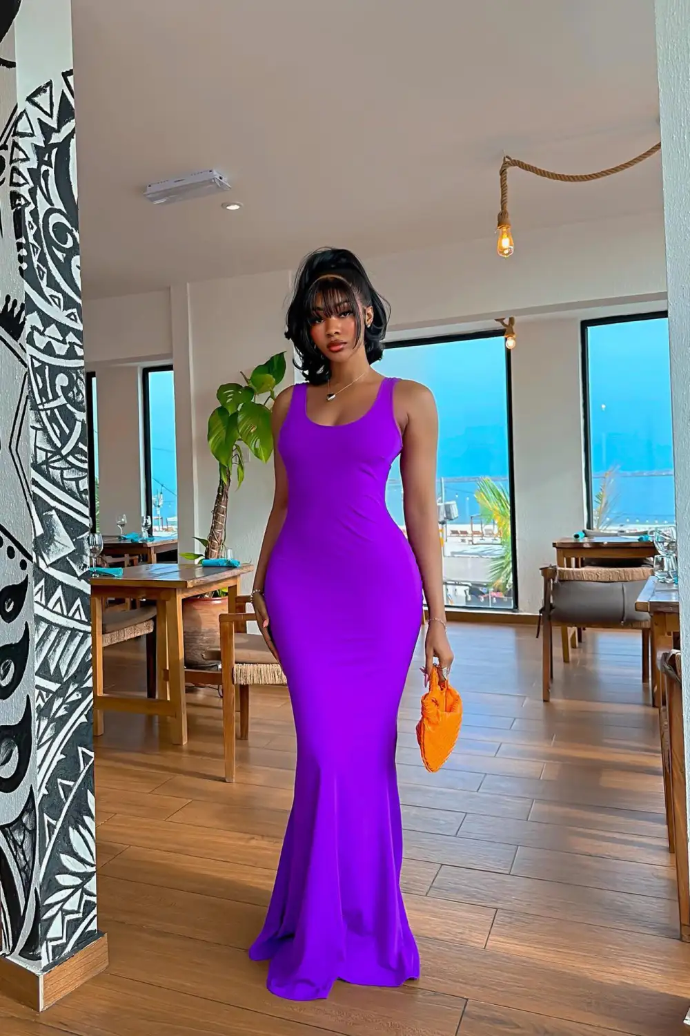 Weekend Ready Maxi Dress - Purple