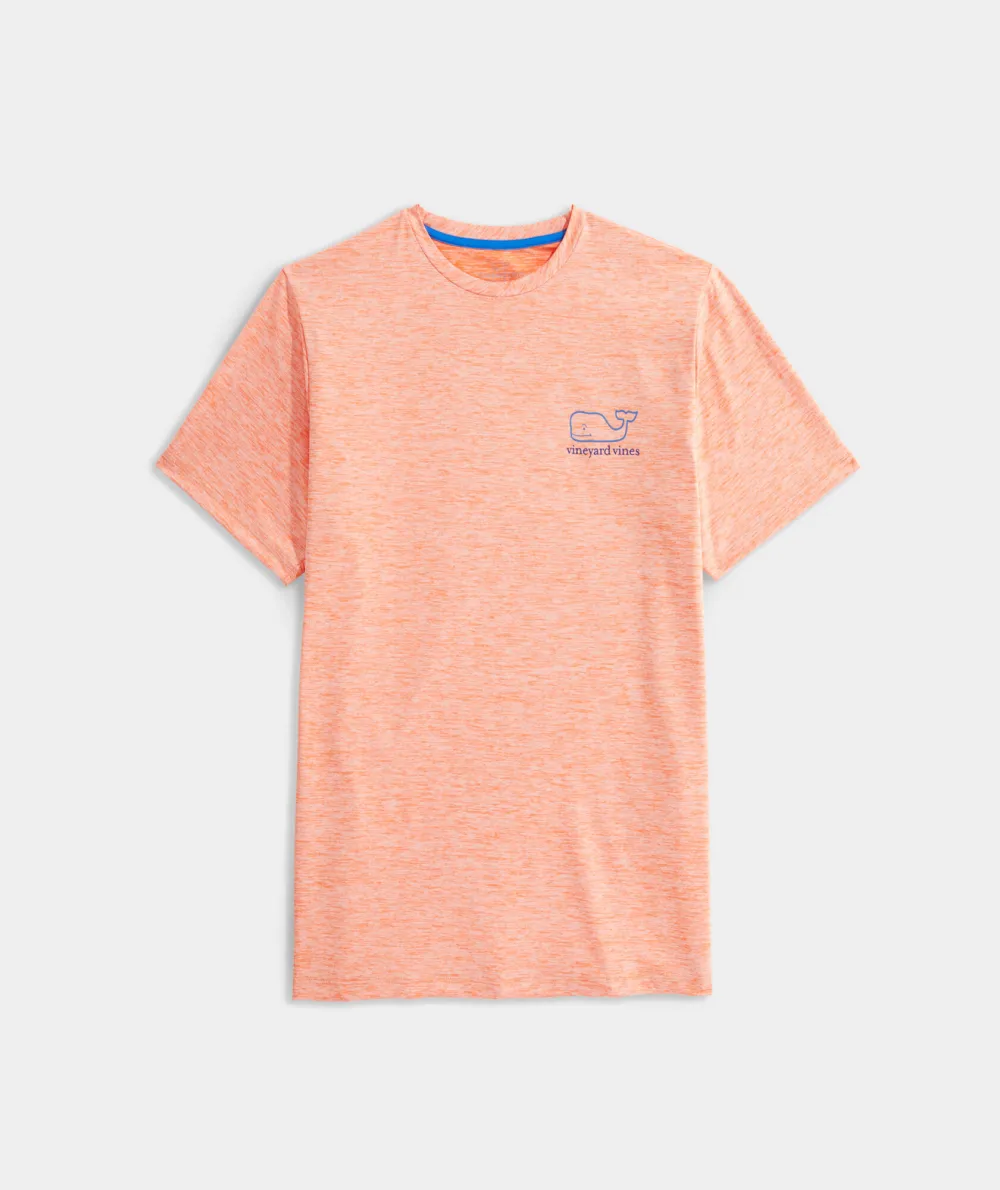 Whale Logo Short-Sleeve Harbor Performance Tee