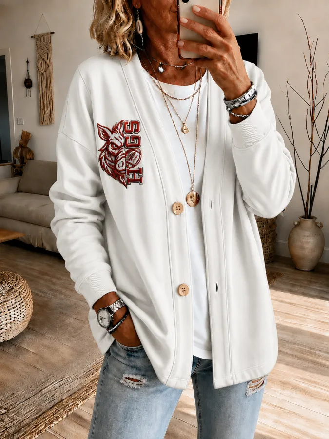 Women'S Football Fan Cardigan