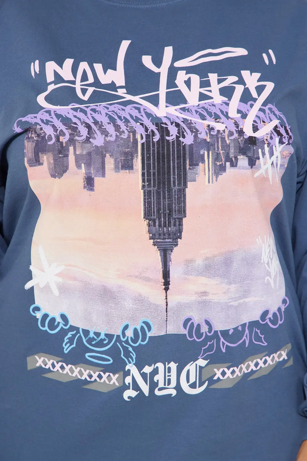 NYC Livin Tee - Denim