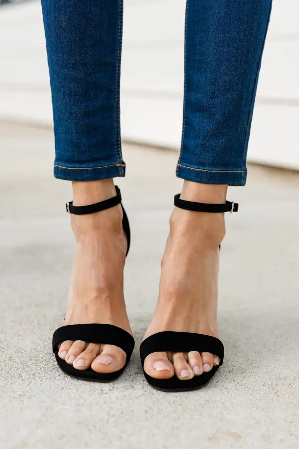 Star Struck Black Heels